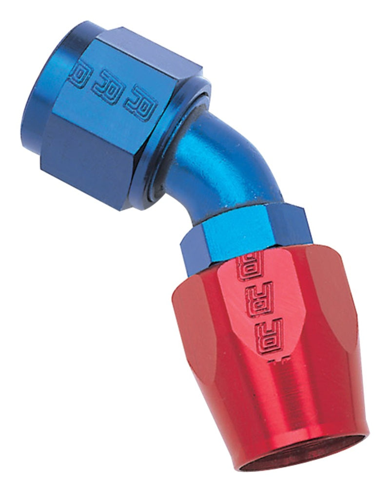 Russell - Russell Performance -12 AN Red/Blue 45 Degree Full Flow Hose End - 610120 - MST Motorsports