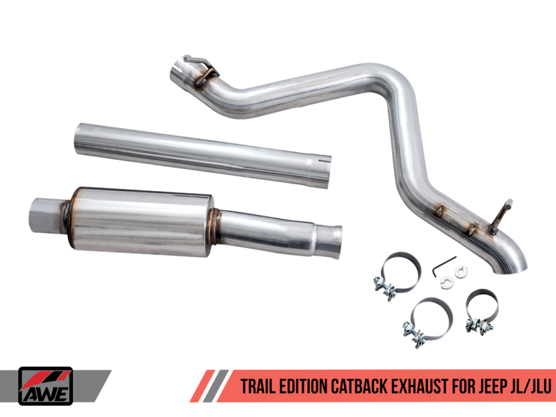 AWE Tuning - AWE Tuning 2018+ Jeep Wrangler JL/JLU 3.6L Trail Edition Cat-Back Exhaust - 3015-21003 - MST Motorsports