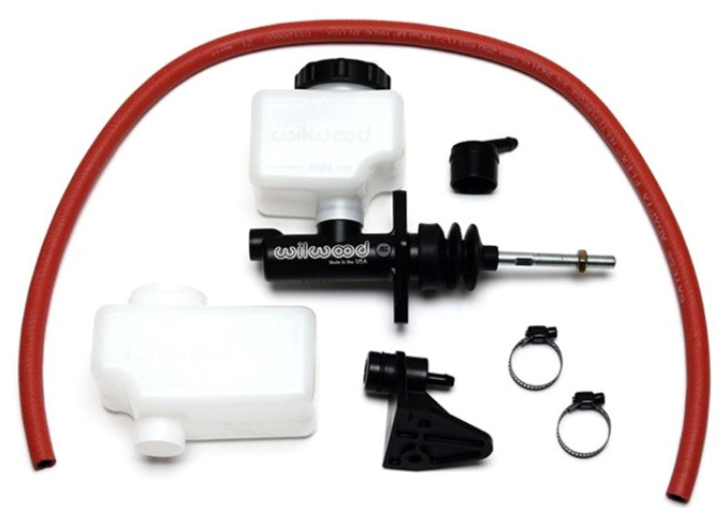 Wilwood - Wilwood Short Remote M/C Kit 7/8in Bore 3/8in-24 Banjo Outlet - 260-13621 - MST Motorsports