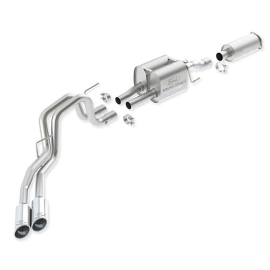 Ford Racing - Ford Racing 2011-2014 F-150 SVT Raptor 6.2L Cat-Back Touring Exhaust System 145-inch WB - M-5200-F15R145C - MST Motorsports