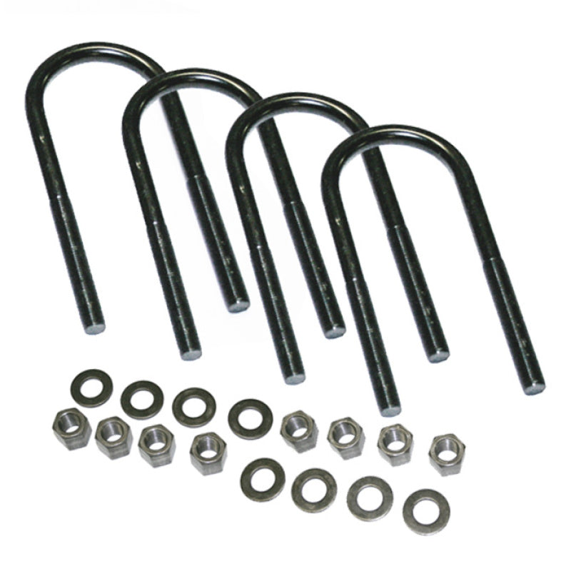 Superlift - Superlift U-Bolt 4 Pack 5/8x3-1/8x8 Round w/ Hardware - 11184 - MST Motorsports