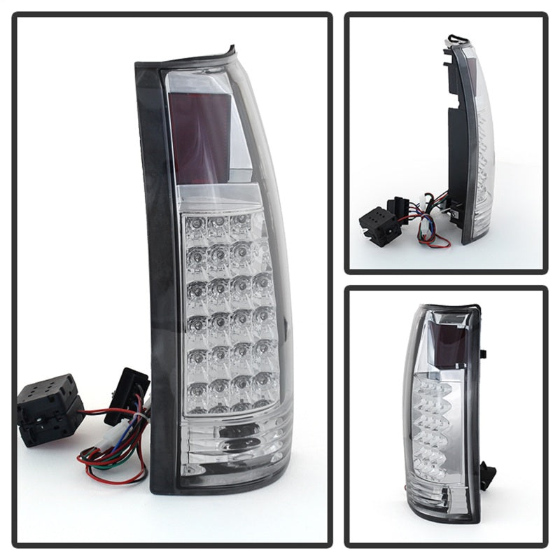 Spyder Auto - Xtune Yukon Denali 99-00 LED Tail Lights Chrome ALT-JH-CCK88-LED-C - 9022432 - MST Motorsports