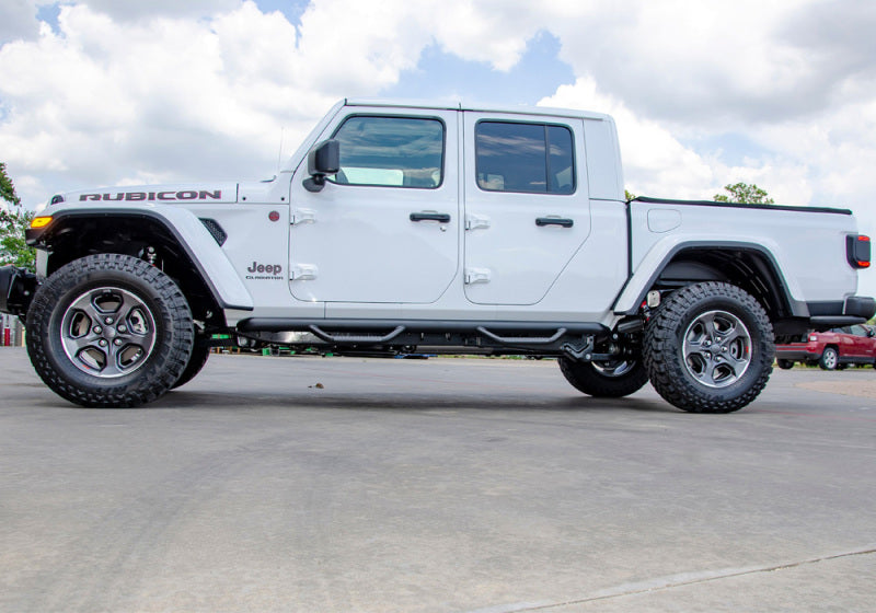 N-Fab - N-Fab Nerf Step 2019 Jeep Wrangler JT 4DR Truck Full Length - Tex. Black - 3in - J1980T - MST Motorsports