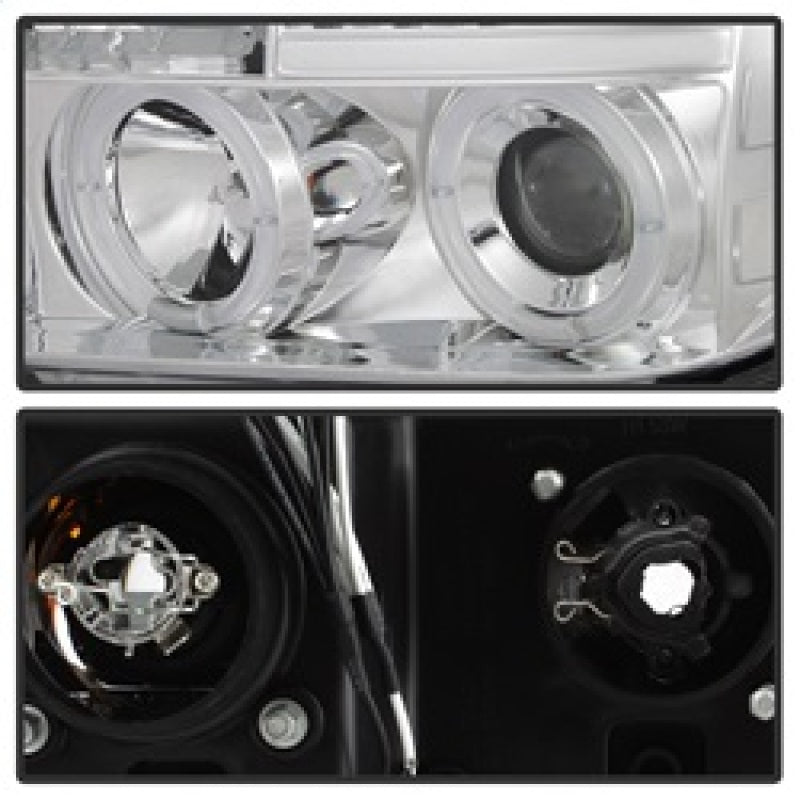 Spyder Auto - Projector Headlights - LED Halo - LED - Chrome - 5012036 - MST Motorsports