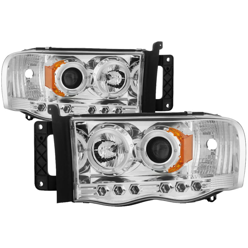 Spyder Auto - Projector Headlights - LED Halo - LED - Chrome - High H1 - Low H1 - 5009982 - MST Motorsports