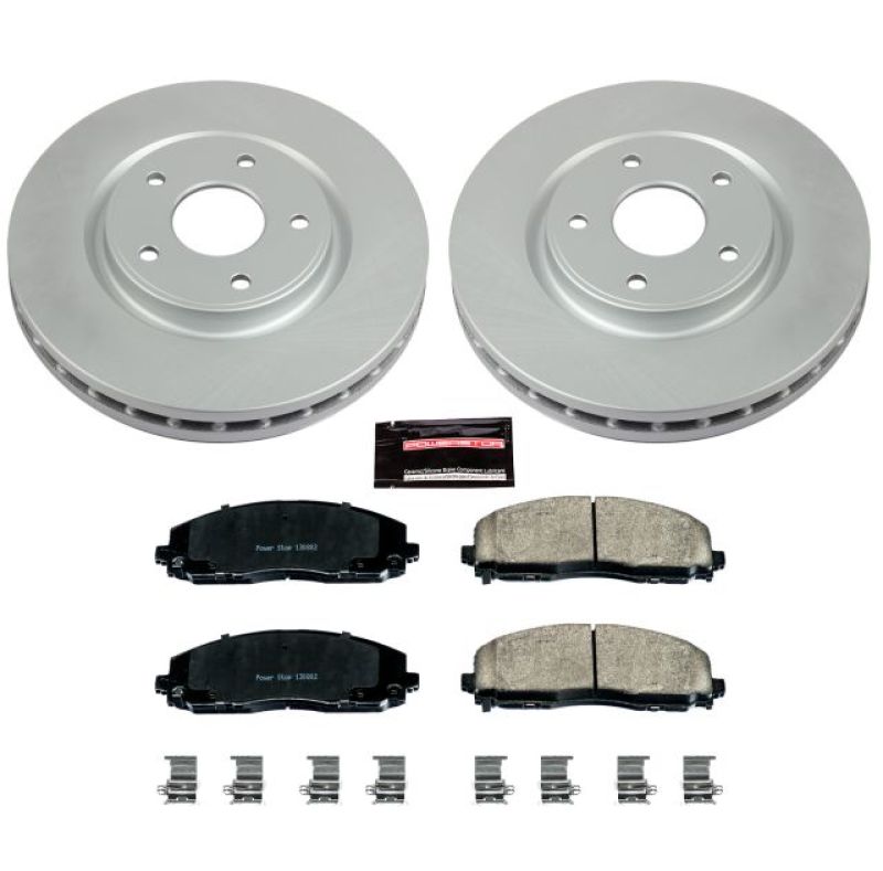 PowerStop - Power Stop 17-19 Chrysler Pacifica Front Z17 Evolution Geomet Coated Brake Kit - CRK5959 - MST Motorsports