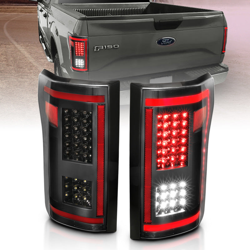 ANZO - LED Taillights Black w/ Sequential - 311293 - MST Motorsports