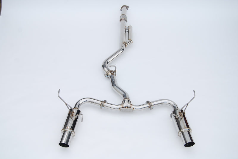 Invidia - Invidia 2022+ Subaru WRX N1 Twin Outlet Single Layer SS Tip Cat-Back Exhaust - HS22WRXGTP - MST Motorsports