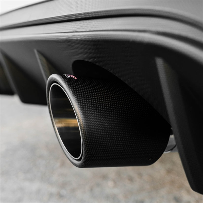 MBRP - Tip 4in. OD; Dual Wall Angled; 3in. inlet; 7.7in. length; Carbon Fiber. - T5122CF - MST Motorsports