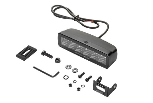 Hella - Hella Universal Black Magic 6 L.E.D. Mini Light Bar - Flood Beam - 358176201 - MST Motorsports