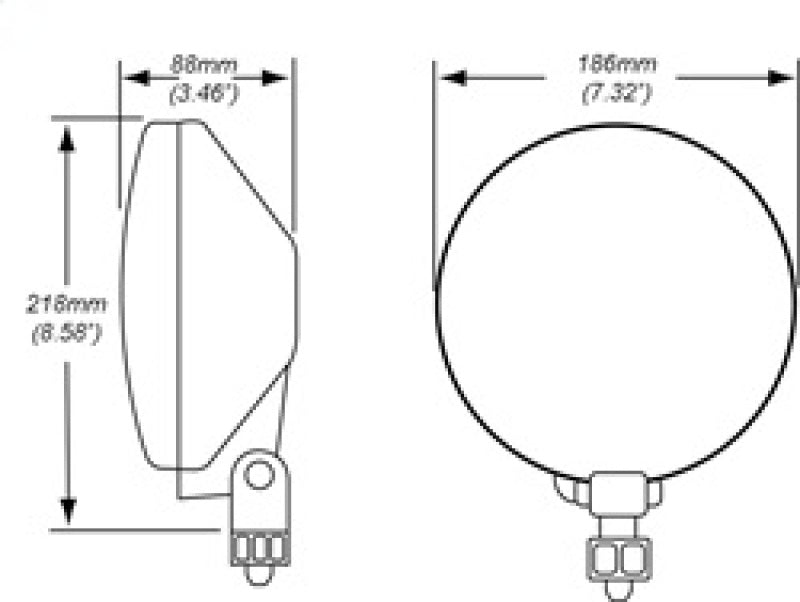 Hella - Hella 700FF H3 12V/55W Halogen Driving Lamp Kit - 010032801 - MST Motorsports