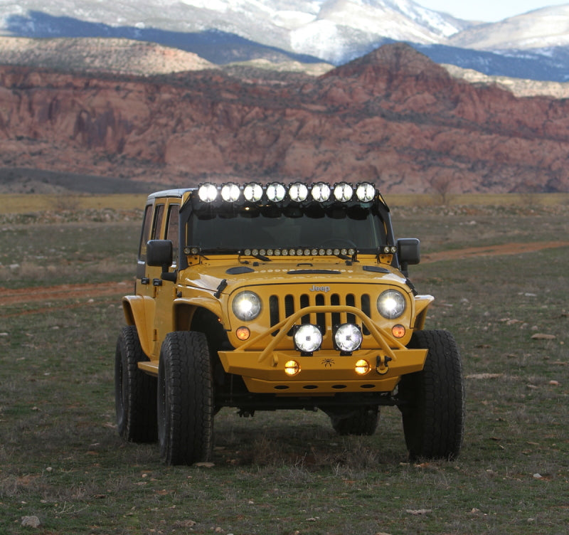 KC HiLiTES - Gravity LED Pro 7" Headlight DOT Jeep JK 07-18 Pair Pack System - KC 42341 - 42341 - MST Motorsports