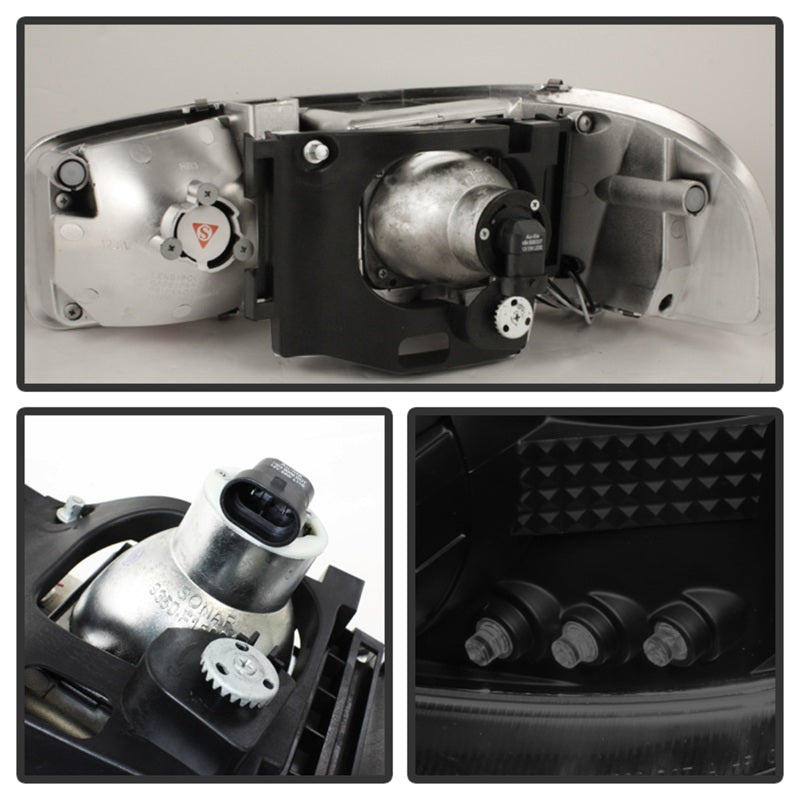 Spyder Auto - Projector Headlights - LED Halo - LED - Black Smoke - - 5078292 - MST Motorsports