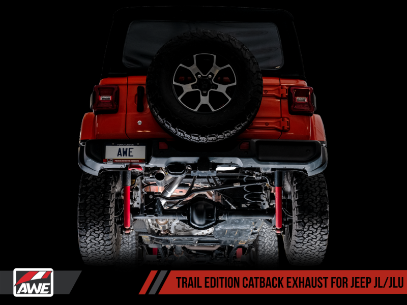 AWE Tuning - AWE Tuning 2018+ Jeep Wrangler JL/JLU 3.6L Trail Edition Cat-Back Exhaust - 3015-21003 - MST Motorsports