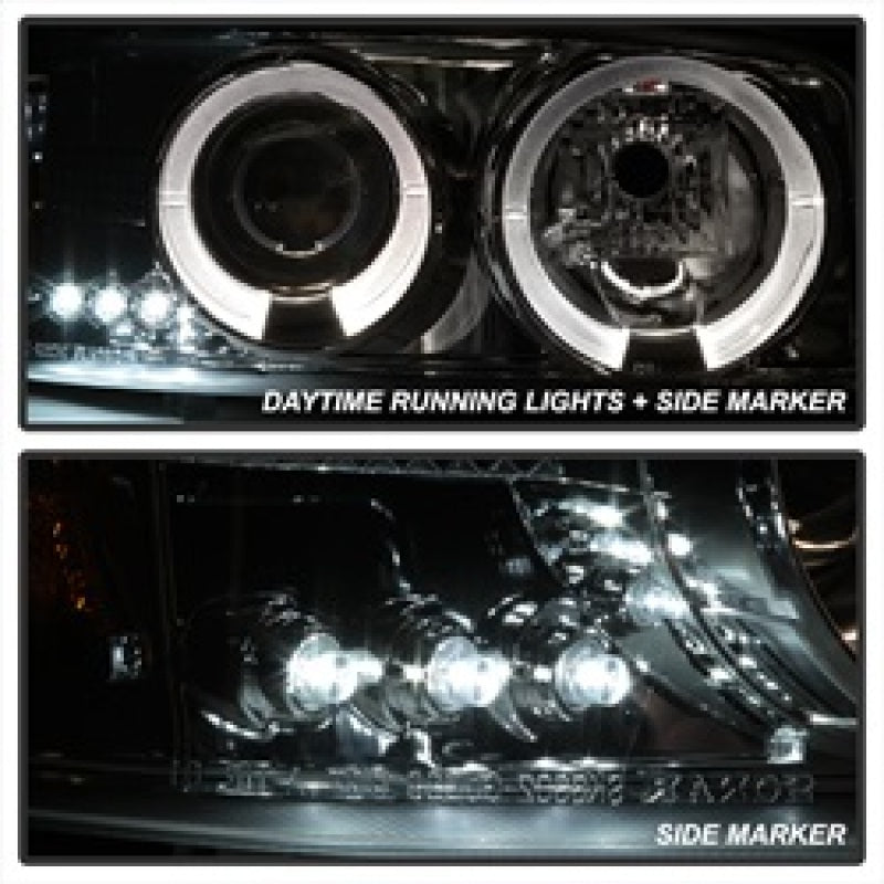 Spyder Auto - Projector Headlights - LED Halo - LED - Chrome - - 5009364 - MST Motorsports