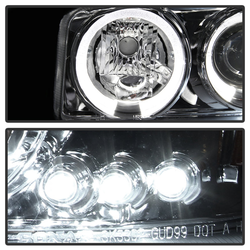 Spyder Auto - Projector Headlights - LED Halo - LED - Chrome - - 5009364 - MST Motorsports