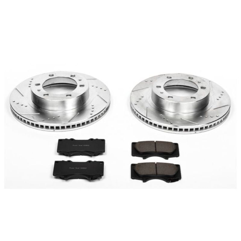 PowerStop - Power Stop 03-09 Toyota 4Runner Front Z23 Evolution Sport Brake Kit - K137 - MST Motorsports