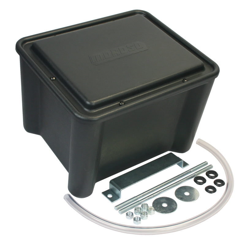 Moroso - Moroso Sealed Battery Box Black w/Mounting Hardware - Black - 74051 - MST Motorsports