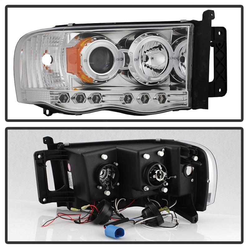 Spyder Auto - Projector Headlights - LED Halo - LED - Chrome - High H1 - Low H1 - 5009982 - MST Motorsports