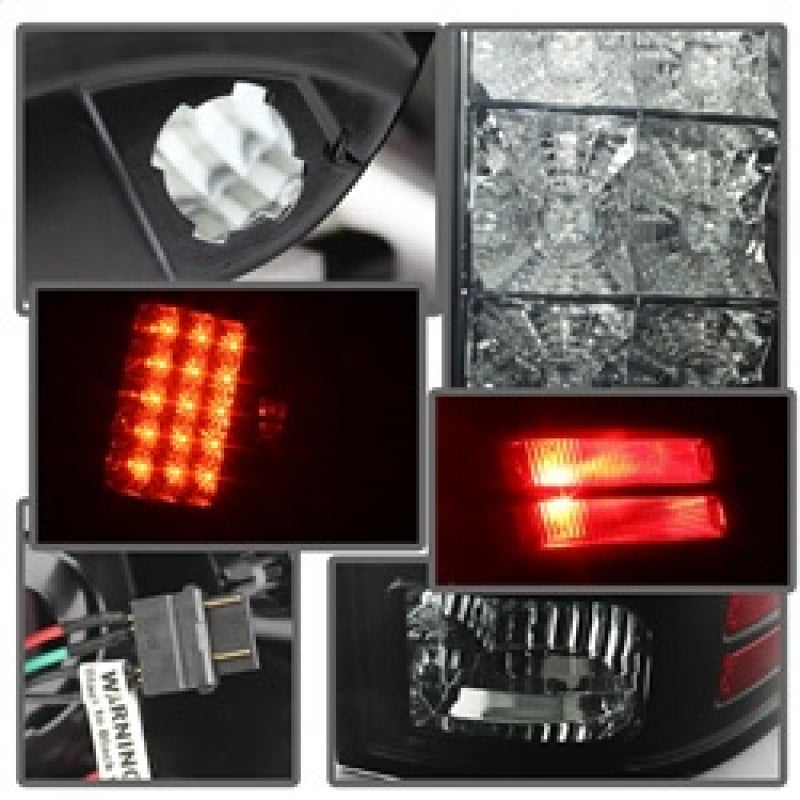 Spyder Auto - LED Tail Lights - Incandescent Model only - Black Smoke - 5078124 - MST Motorsports