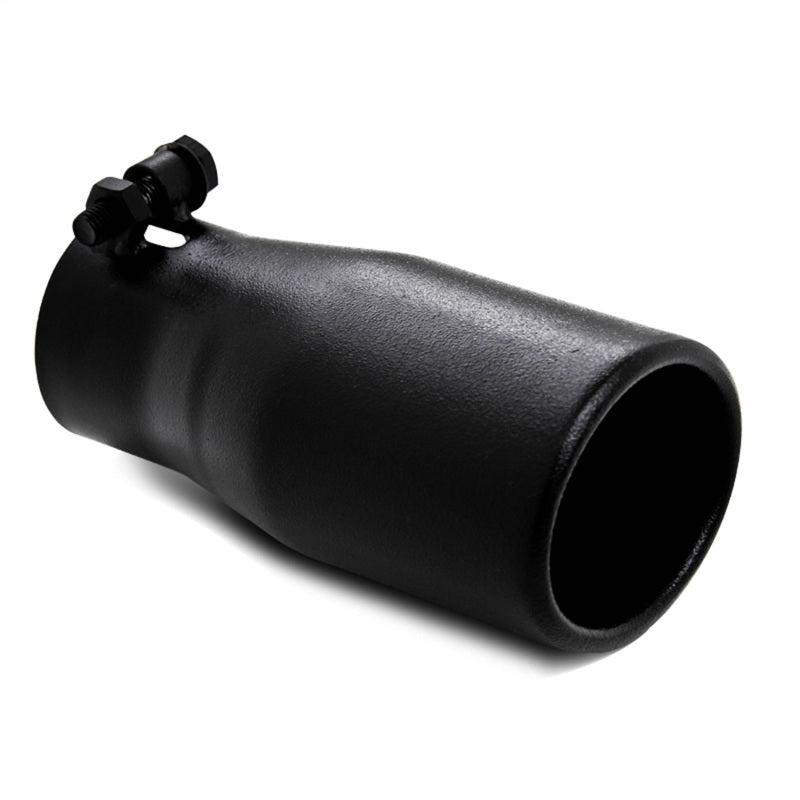 MBRP - Tip; 3 in. O.D. Oval 2in. inlet 7 1/16in. length; Black. - T5116BLK - MST Motorsports