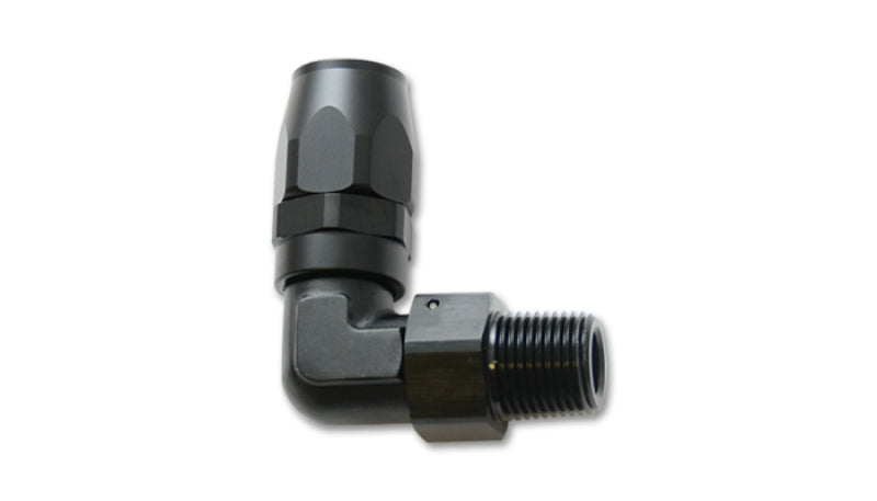 Vibrant - Male Hose End Fitting, 90 Degree; Size: -6AN; Pipe Thread: 3/8" NPT - 26902 - MST Motorsports