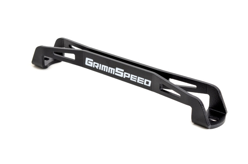 GrimmSpeed - GrimmSpeed 08-18 Subaru WRX/STI Lightweight Battery Tie Down - Black - 121026 - MST Motorsports