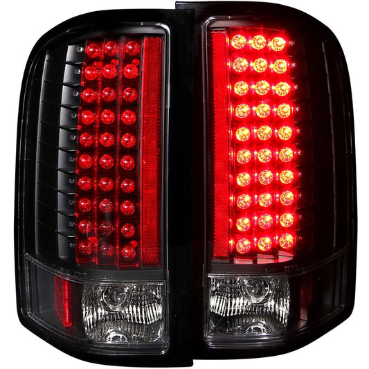 ANZO - Tail Light Assembly; LED; Clear Lens; Black Housing; Pair; - 311081 - MST Motorsports