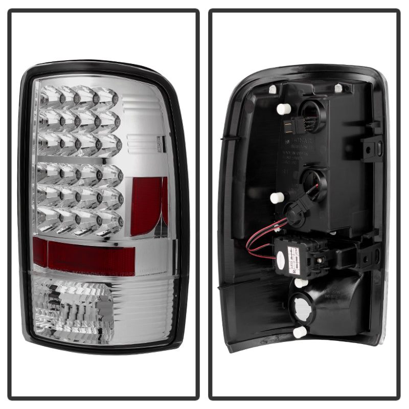 Spyder Auto - LED Tail Lights - Chrome - 5001535 - MST Motorsports