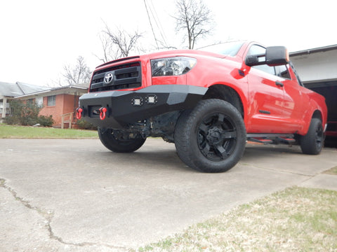 DV8 Offroad - 07-13 Toyota Tundra Truck Front Full Size Bumper - FBTT2-02 - MST Motorsports