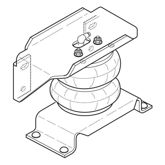 Firestone - Firestone Ride-Rite Air Helper Spring Kit Rear Ford F550 / Ram 4500/5500 (W217602404) - 2404 - MST Motorsports