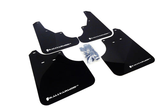 Rally Armor - Black Mud Flap/White Logo - MF11-UR-BLK/WH - MST Motorsports