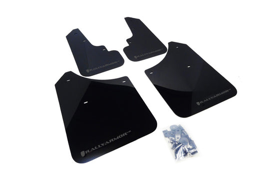 Rally Armor - Black Mud Flap/Grey Logo - MF5-UR-BLK/GRY - MST Motorsports