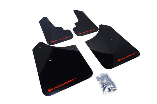 Rally Armor - Black Mud Flap/Red Logo - MF5-UR-BLK/RD - MST Motorsports