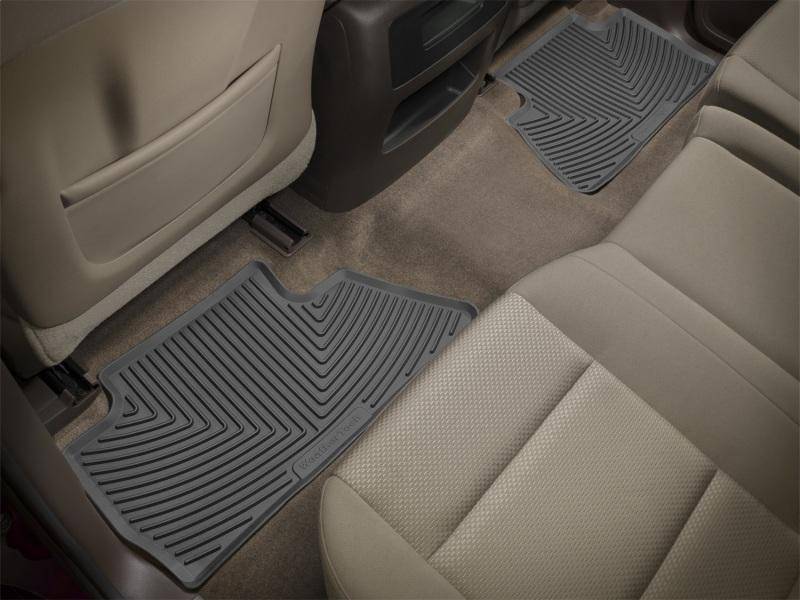 WeatherTech - WeatherTech 14+ Chevrolet Silverado Rear Rubber Mats - Black - W311 - MST Motorsports