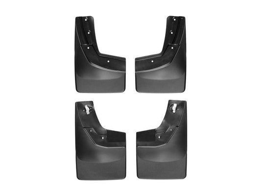 WeatherTech - WeatherTech 14+ Chevrolet Silverado No Drill Mudflaps - Black - 110035-120035 - MST Motorsports