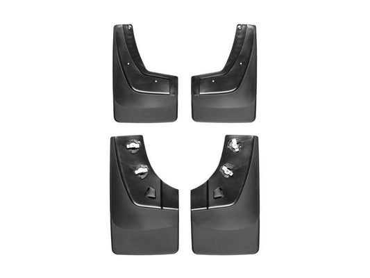 WeatherTech - WeatherTech 14+ GMC Sierra/Sierra Denali No Drill Mudflaps - Black - 110036-120036 - MST Motorsports