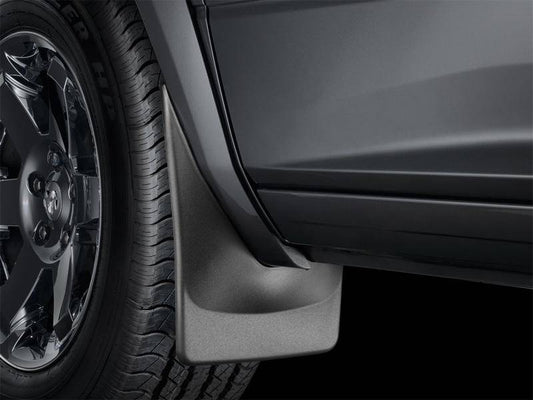 WeatherTech - WeatherTech 19+ Dodge Ram w/o Factory Flares Front No Drill Mudflaps - Black - 110093 - MST Motorsports