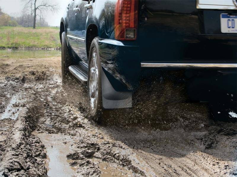 WeatherTech - WeatherTech 2017+ Nissan Titan No Drill Mudflaps - Black (No Fender Flares/Lip Molding) - 120084 - MST Motorsports