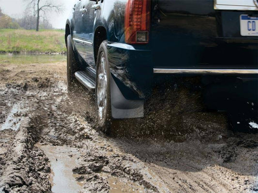 WeatherTech - WeatherTech 2017+ Nissan Titan No Drill Mudflaps - Black (No Fender Flares/Lip Molding) - 120084 - MST Motorsports