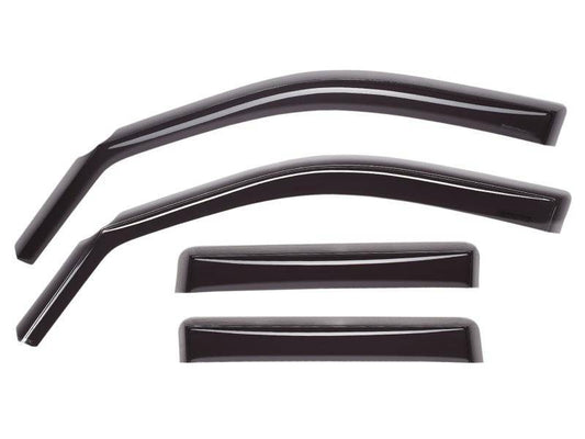 WeatherTech - WeatherTech 19+ Chevrolet Silverado Double Cab Fr and Rr Side Window Deflectors - Dark Smoke - 86930 - MST Motorsports