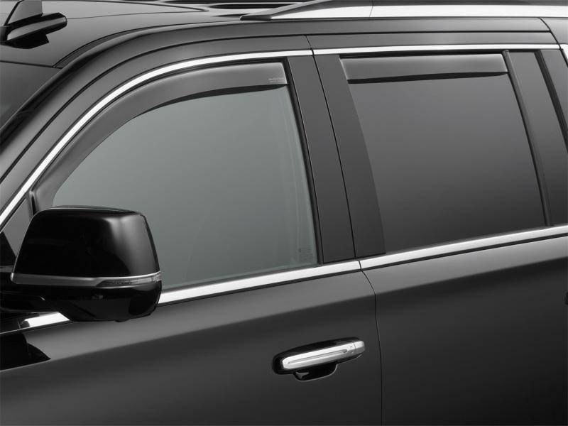 WeatherTech - WeatherTech 2015+ Chevrolet Suburban Front and Rear Side Window Deflectors - Dark Smoke - 84750 - MST Motorsports